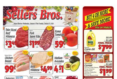 Sellers Bros Weekly Ad Flyer January 6 to January 12, 2021