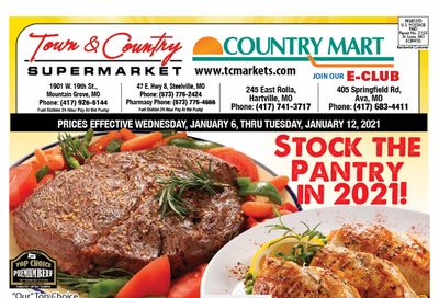 Town & Country Supermarket Weekly Ad Flyer January 6 to January 12, 2021