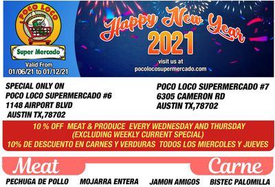 Poco Loco Weekly Ad Flyer January 6 to January 12, 2021