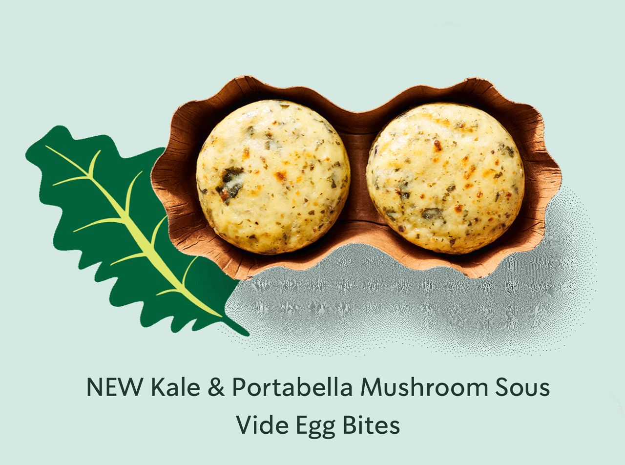 Starbucks Adds Protein Rich Kale & Portabella Mushroom Egg Bites to the