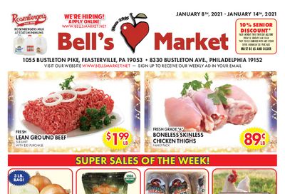 Bell's Market Weekly Ad Flyer January 8 to January 14, 2021