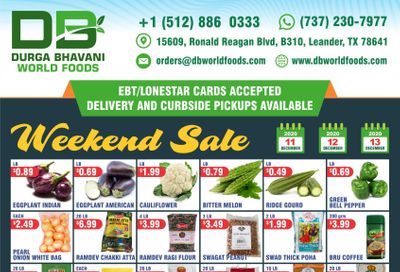 DB World Foods Weekend Sale Ad Flyer January 11 to January 13, 2021