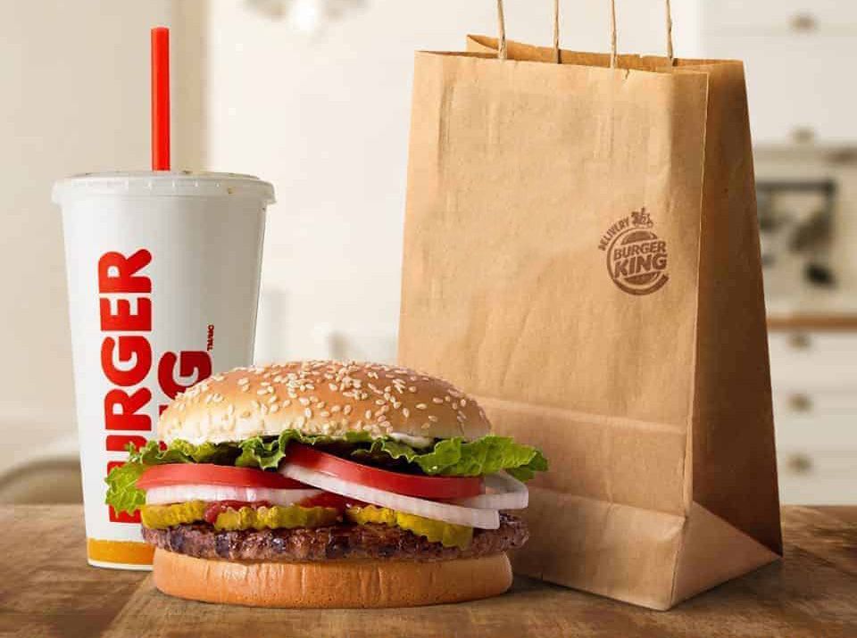 For a Limited Time Only Get a $1 Delivery Fee on all $5+ BK In-app or Online Orders at Burger King