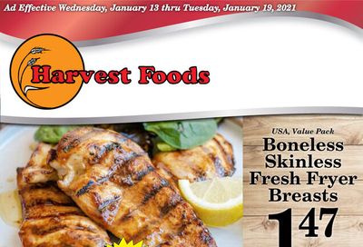 Harvest Foods Weekly Ad Flyer January 13 to January 19, 2021