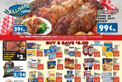 Sullivan's Foods Weekly Ad Flyer January 13 to January 19, 2021