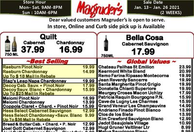 Magruder's Weekly Ad Flyer January 13 to January 26, 2021