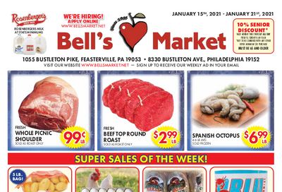 Bell's Market Weekly Ad Flyer January 15 to January 21, 2021