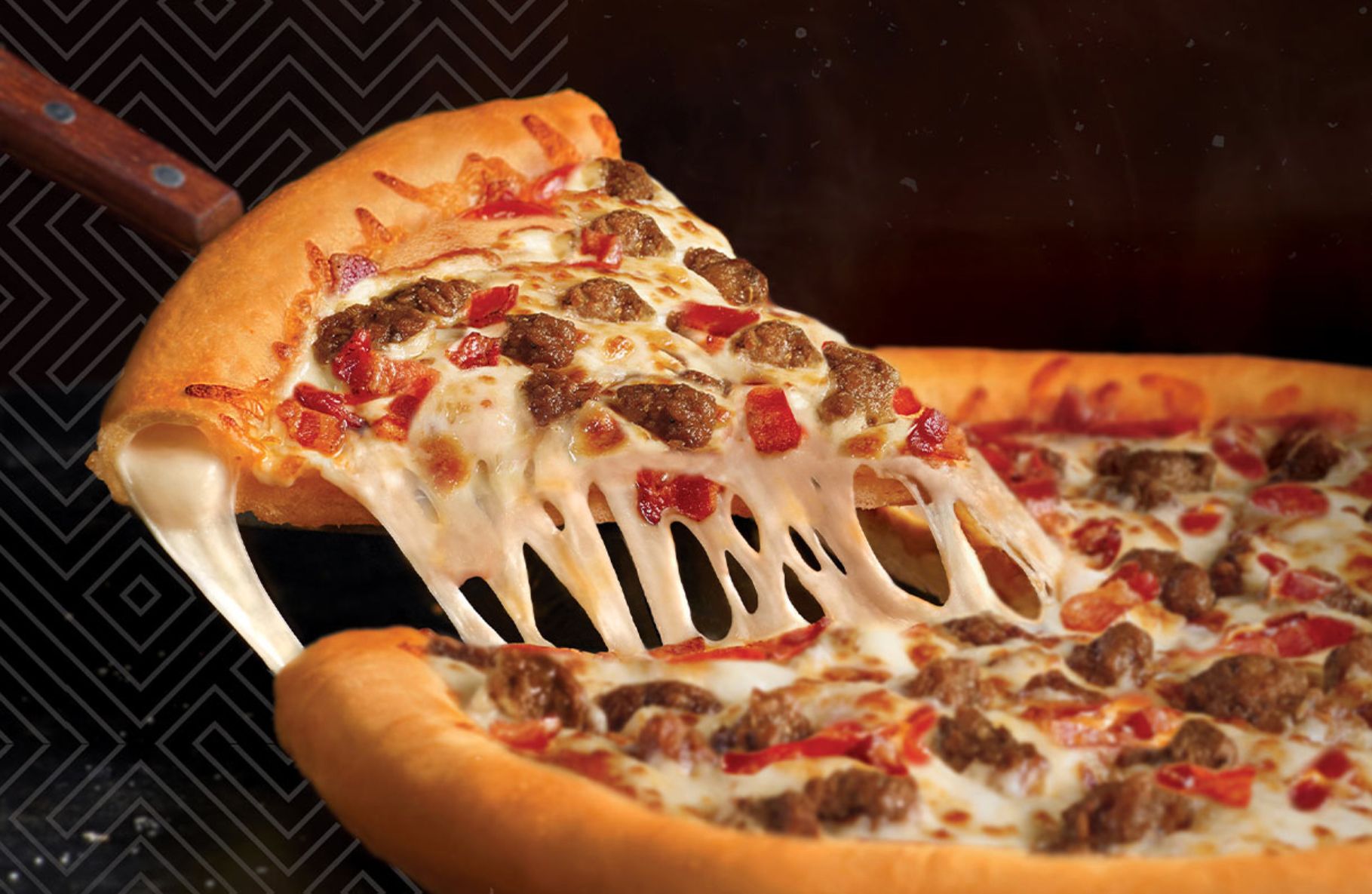 $21.99 Stuffed Crust Savory Sausage & Bacon Pizza Arrives at Round Table Pizza for a Limited Time Only