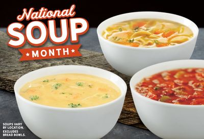 Quiznos Dishes Up $1 Bowls of Soup with an 8 Inch Sub Purchase Through to January 23