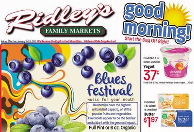 Ridley's Family Market Weekly Ad Flyer January 19 to January 25, 2021