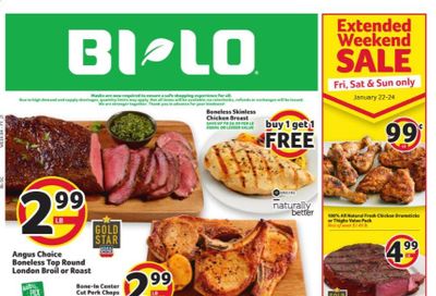 BI-LO Weekly Ad Flyer January 20 to January 26