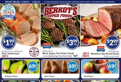 Berkot's Super Foods Weekly Ad Flyer January 20 to January 26, 2021