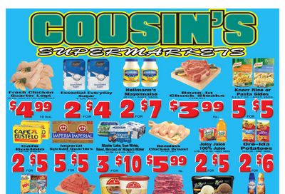 Cousin's Supermarket Weekly Ad Flyer January 16 to January 31, 2021