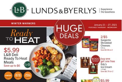Lunds & Byerlys  Weekly Ad Flyer January 21 to January 27, 2021