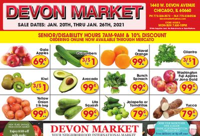 Devon Market Weekly Ad Flyer January 20 to January 26, 2021