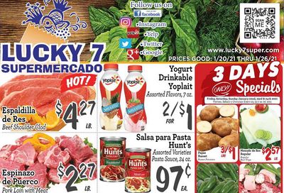 Lucky 7 Supermarket Weekly Ad Flyer January 20 to January 26, 2021
