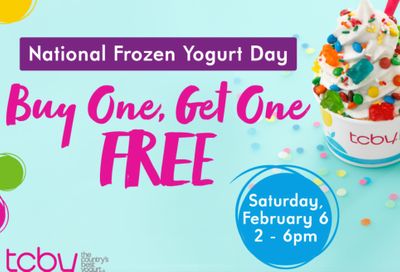 TCBY Offers a New BOGO Frozen Yogurt Deal on February 6 from 2 to 6 PM 