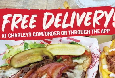 Get Free Delivery Through to January 31 at Charleys Philly Steaks with Online or In-app Orders