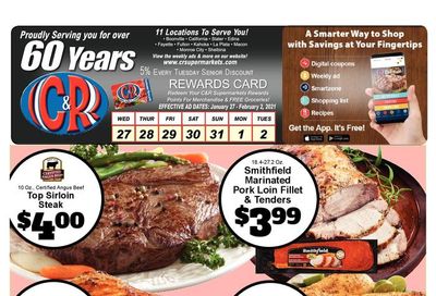 C&R Market Weekly Ad Flyer January 27 to February 2, 2021