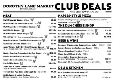 Dorothy Lane Market Weekly Ad Flyer January 27 to February 2, 2021