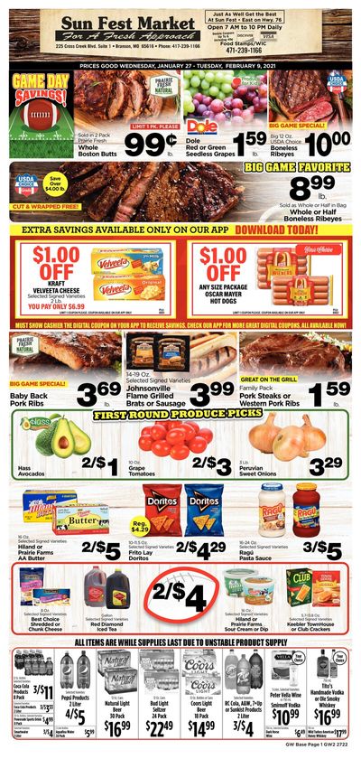 G&W Foods Weekly Ad Flyer January 27 to February 9, 2021
