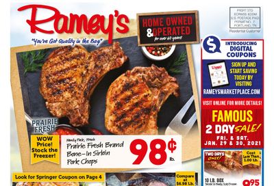 Ramey's Weekly Ad Flyer January 27 to February 2, 2021