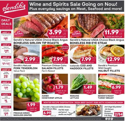 Sendik's Weekly Ad Flyer January 27 to February 2, 2021