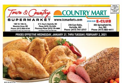 Town & Country Supermarket Weekly Ad Flyer January 27 to February 2, 2021