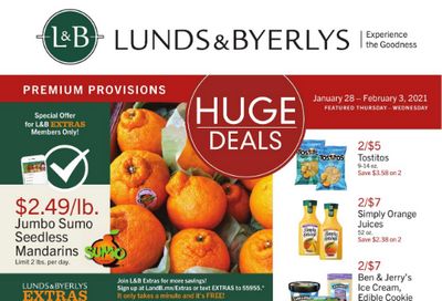Lunds & Byerlys Weekly Ad Flyer January 28 to February 3, 2021
