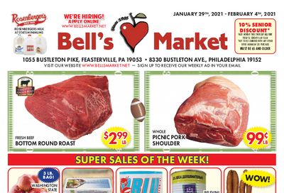 Bell's Market Weekly Ad Flyer January 29 to February 4, 2021