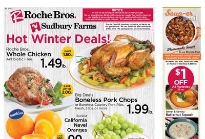 Roche Bros Supermarkets Weekly Ad Flyer January 29 to February 4, 2021