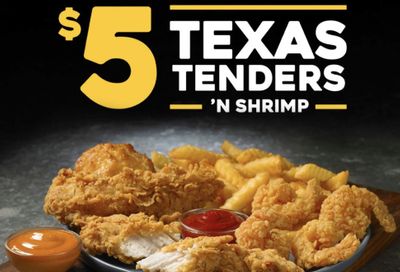 Church's Chicken Introduces the New $5 Texas Tenders 'N Shrimp Meal Church's Chicken Introduces the New $5 Texas Tenders 'N Shrimp Meal