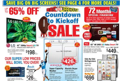 ABC Warehouse Weekly Ad Flyer January 31 to February 6, 2021