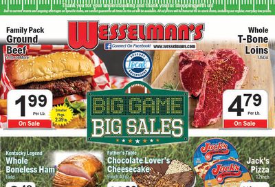 Wesselman's Big Game Day Sale Weekly Ad Flyer January 31 to February 6, 2021