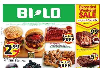 BI-LO Weekly Ad Flyer February 3 to February 9