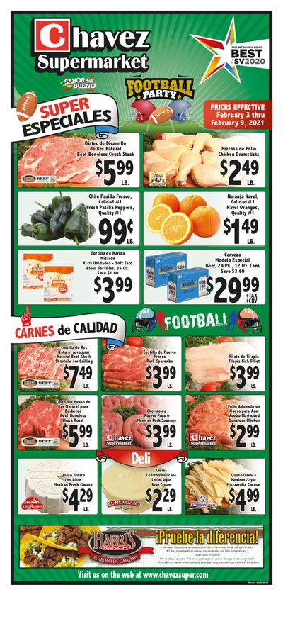 Chavez Weekly Ad Flyer February 3 to February 9, 2021