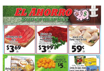El Ahorro Supermarket Weekly Ad Flyer February 3 to February 9, 2021