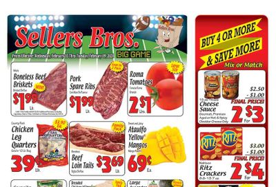 Sellers Bros Weekly Ad Flyer February 3 to February 9, 2021