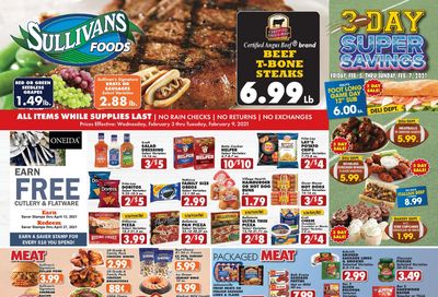 Sullivan's Foods Weekly Ad Flyer February 3 to February 9, 2021