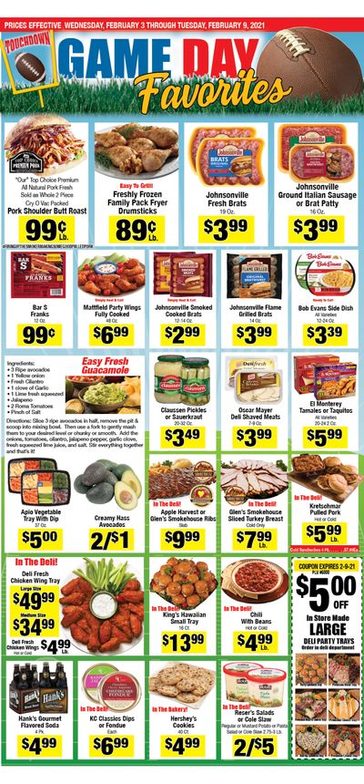 Town & Country Supermarket Big Game Day Sale Weekly Ad Flyer February 3 to February 9, 2021