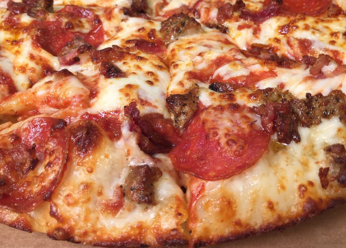 For a Limited Time Only Get a Medium Pan Pizza with 2 Toppings for $8.99 at Domino's Pizza