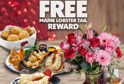 Join My Red Lobster Rewards and Get 15% Off a $40+ Order from 1-800-Flowers.com with a Free Maine Lobster Tail Reward with Purchase Join My Red Lobster Rewards and Get 15% Off a $40+ Order from 1-800-Flowers.com with a Free Maine Lobster Tail Reward with Purchase