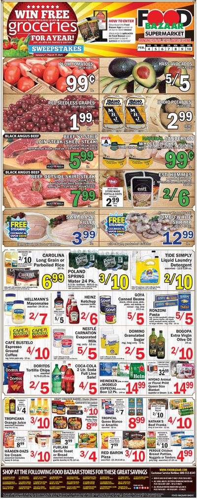 Food Bazaar Supermarket Weekly Ad Flyer February 4 to February 10, 2021