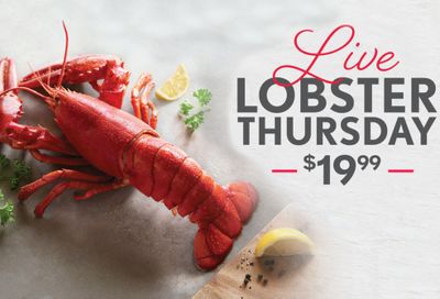 Select Red Lobster Locations are Celebrating Live Lobster Thursday for $19.99 on February 4 