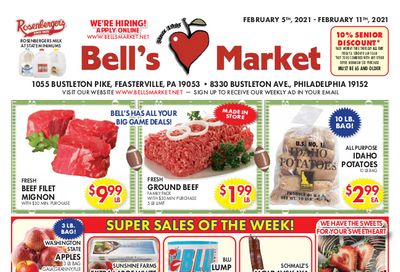 Bell's Market Weekly Ad Flyer February 5 to February 11, 2021