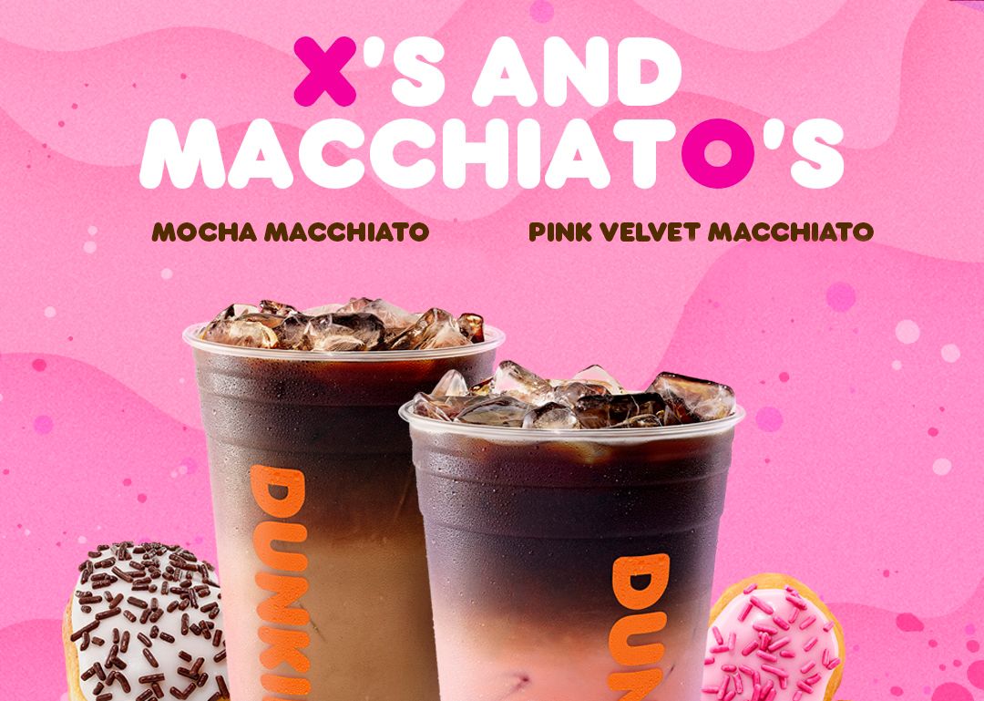 Chocolate and Red Velvet Themed X's and Macchiato's Make a Splash at Dunkin' Donuts this Valentine's Day