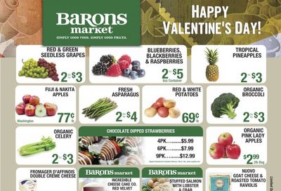 Barons Market Valentine's Day Sale Weekly Ad Flyer February 10 to February 16, 2021