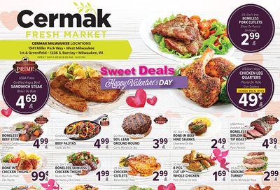 Cermak Fresh Market (WI) Valentine's Day Sale Weekly Ad Flyer February 10 to February 16, 2021