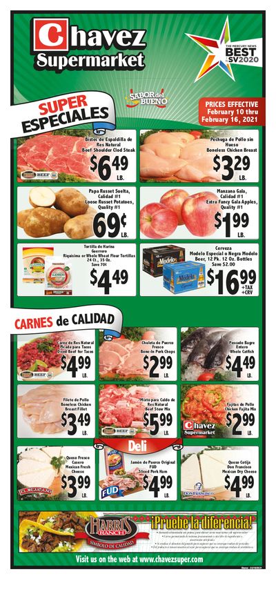 Chavez Weekly Ad Flyer February 10 to February 16, 2021
