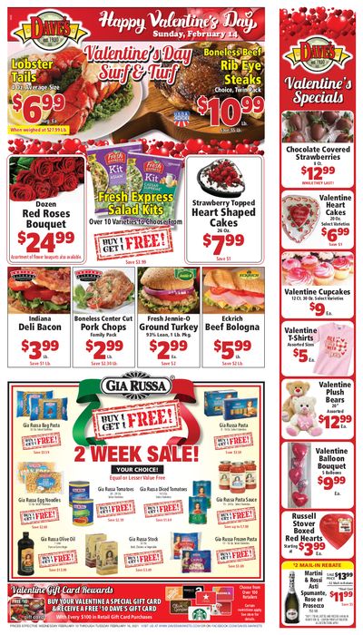 Dave's Markets Weekly Ad Flyer February 10 to February 16, 2021